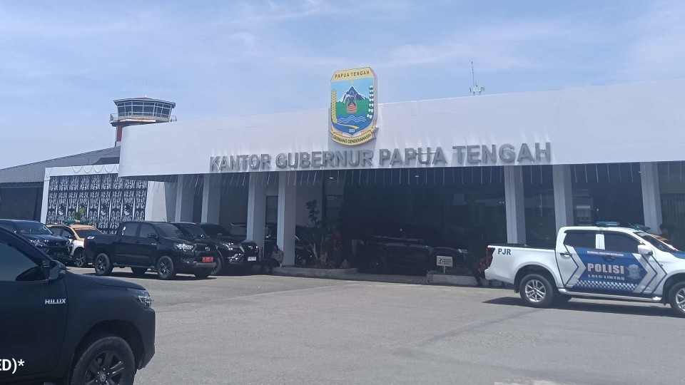 Kantor Gubernur Provinsi Papua Tengah. Foto : Elia Douw/ Papua60detik