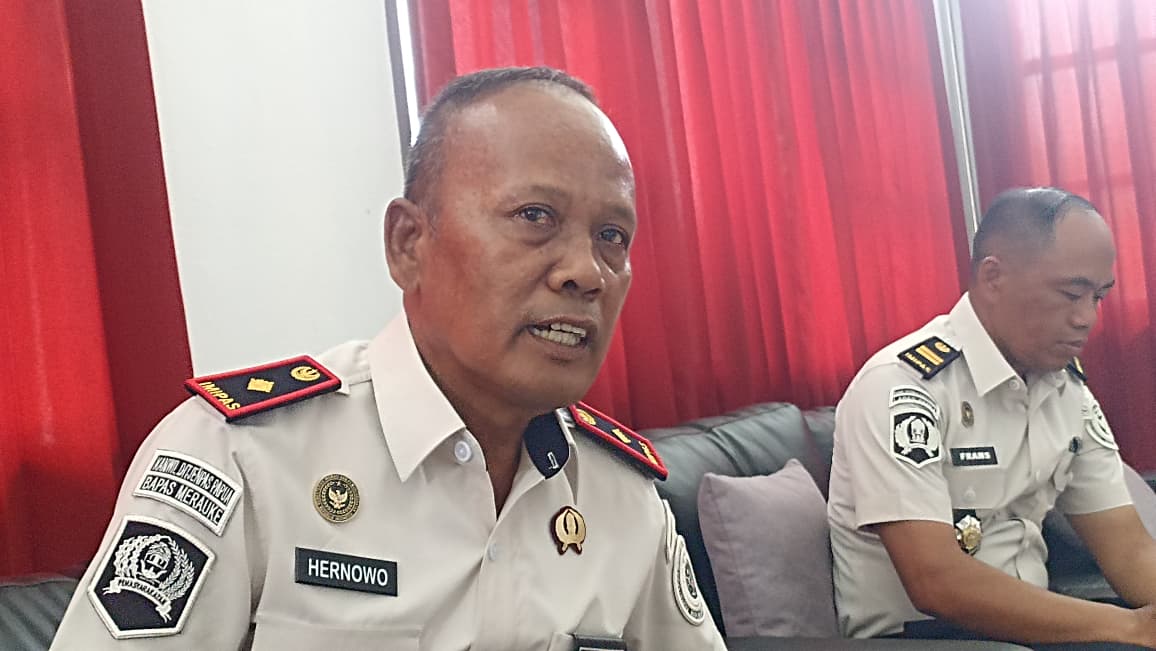 Kepala Lapas Kelas IIB Timika Hernowo. Foto: Eka/ Papua60detik