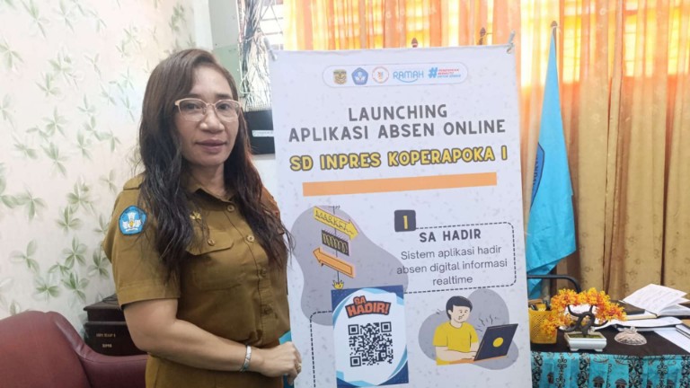 pertama-di-mimika-sd-inpres-koperapoka-1-terapkan-absensi-digital-guru-siswa