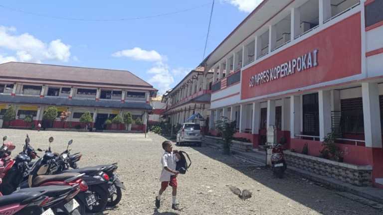 SD Inpres Koperapoka 1 Mimika foto: Martha/ Papua60detik