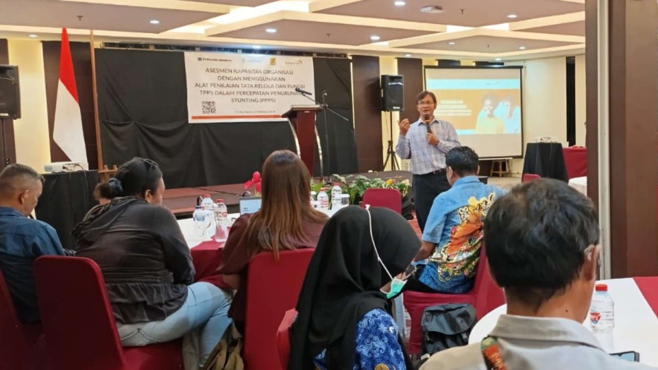 DP3AP2KB Mimika Gandeng Wahana Visi Indonesia Percepat Penurunan Stunting