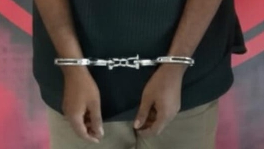 Pelaku pencurian handphone berinisial RA. Foto : Humas Polres Nabire.