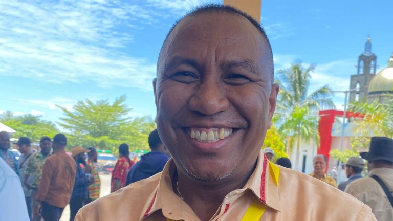 Kepala Dinas PUPR Mimika, Inosensius Yoga Pribadi, Foto: Martha/Papua60detik