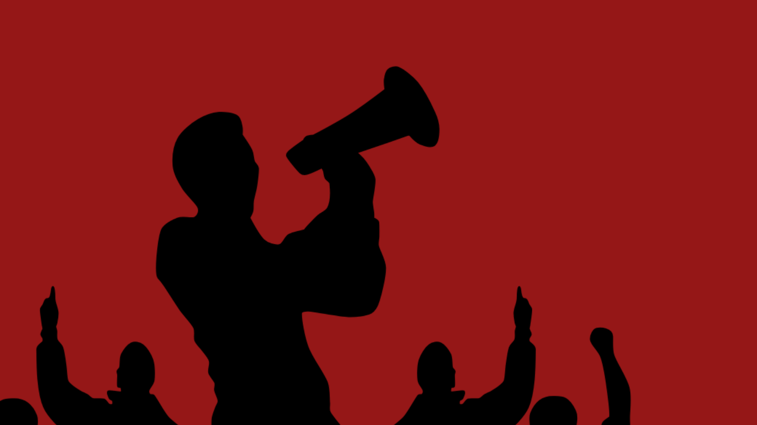 Ilustrasi unjuk rasa