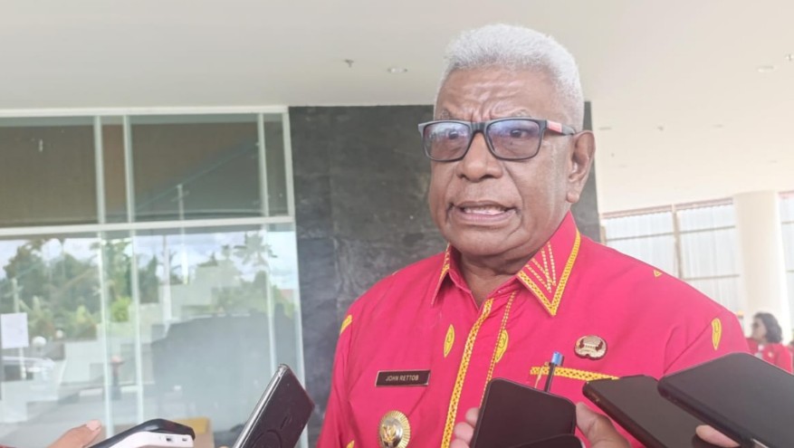 Bupati Mimika, Johannes Rettob,  foto: Martha/Papua60detik
