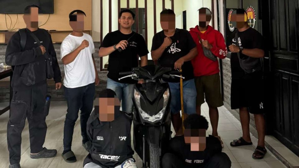 Pelaku Curanmor berhasil diringkus Reskrim Polsek Mimika Baru. Foto: Humas Polsek Mimika Baru.