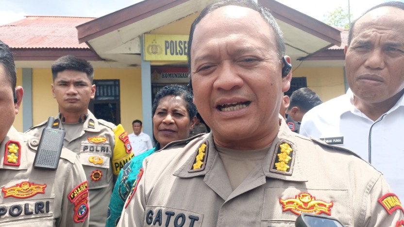 Irwasda Polda Papua Tengah Kombes Pol Gatot Suprasetya. Foto: Eka/Papua60detik