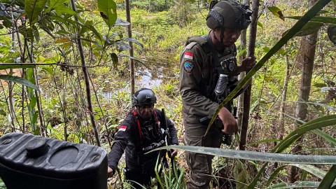 Kontak tembak terjadi antara Satgas Operasi Damai Cartenz dan KKB di Kampung Samboga, Distrik Seredala, Kabupaten Yahukimo, Papua Pegunungan, Rabu (15/4/2026).. Foto: Satgas Humas ODC 2026.