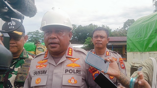 Wakapolda Papua Tengah, Kombes Pol Gustav Urbinas. Foto : Elia Douw/Papua60detik