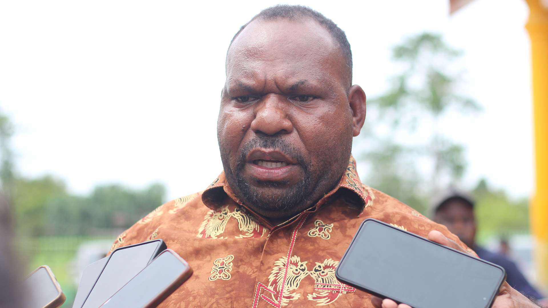 Bupati Kabupaten Intan Jaya, Aner Maisini. Foto : Elia Douw/Papua60detik