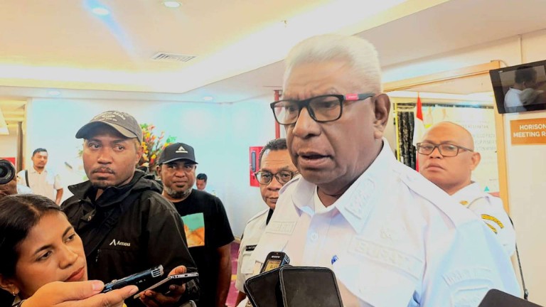 Bupati Mimika, Johannes Rettob, foto: Martha/Papua60detik