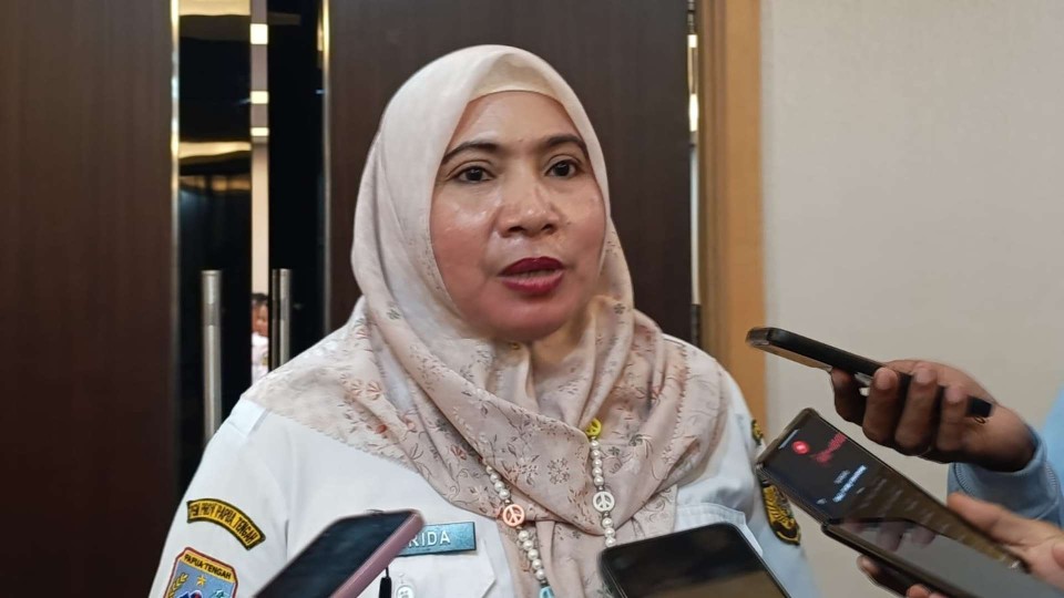 Penanggungjawab Kegiatan Badan Umum Layanan Daerah (BLUD) Kabupaten Mimika, Farida foto: Martha/Papua60detik