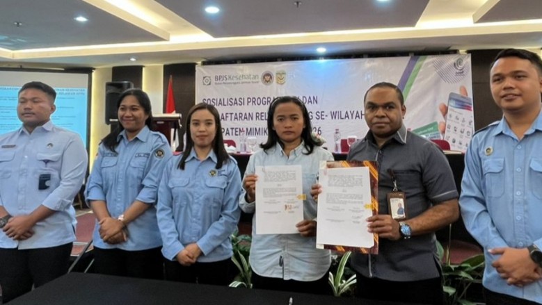 Relawan SPPG di Timika Didaftarkan Jadi Peserta JKN BPJS Kesehatan