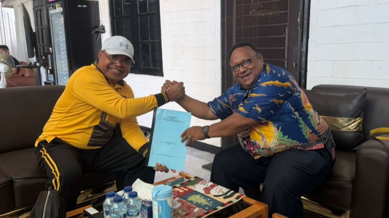 John NR Gobai Bertemu Kapolda Bahas Turunan Bab Kepolisian dalam UU Otsus
