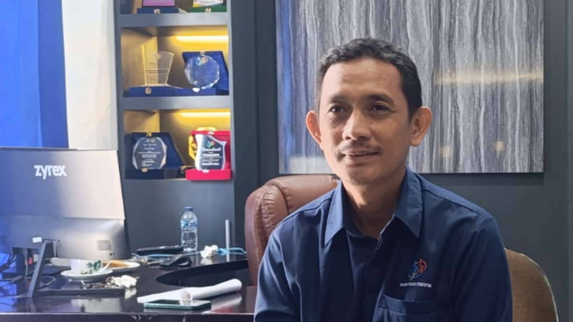 Kepala BPS Mimika, Dian Sudarmanto, foto: Martha/Papua60detik