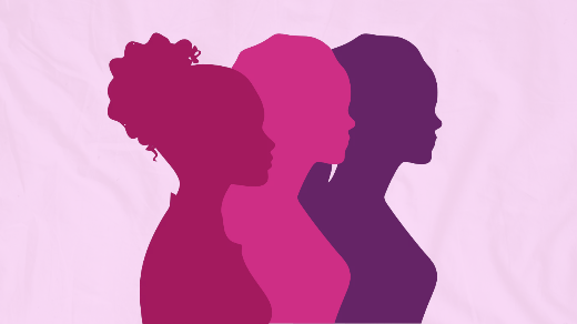 Ilustrasi perempuan. Foto generated by Canva