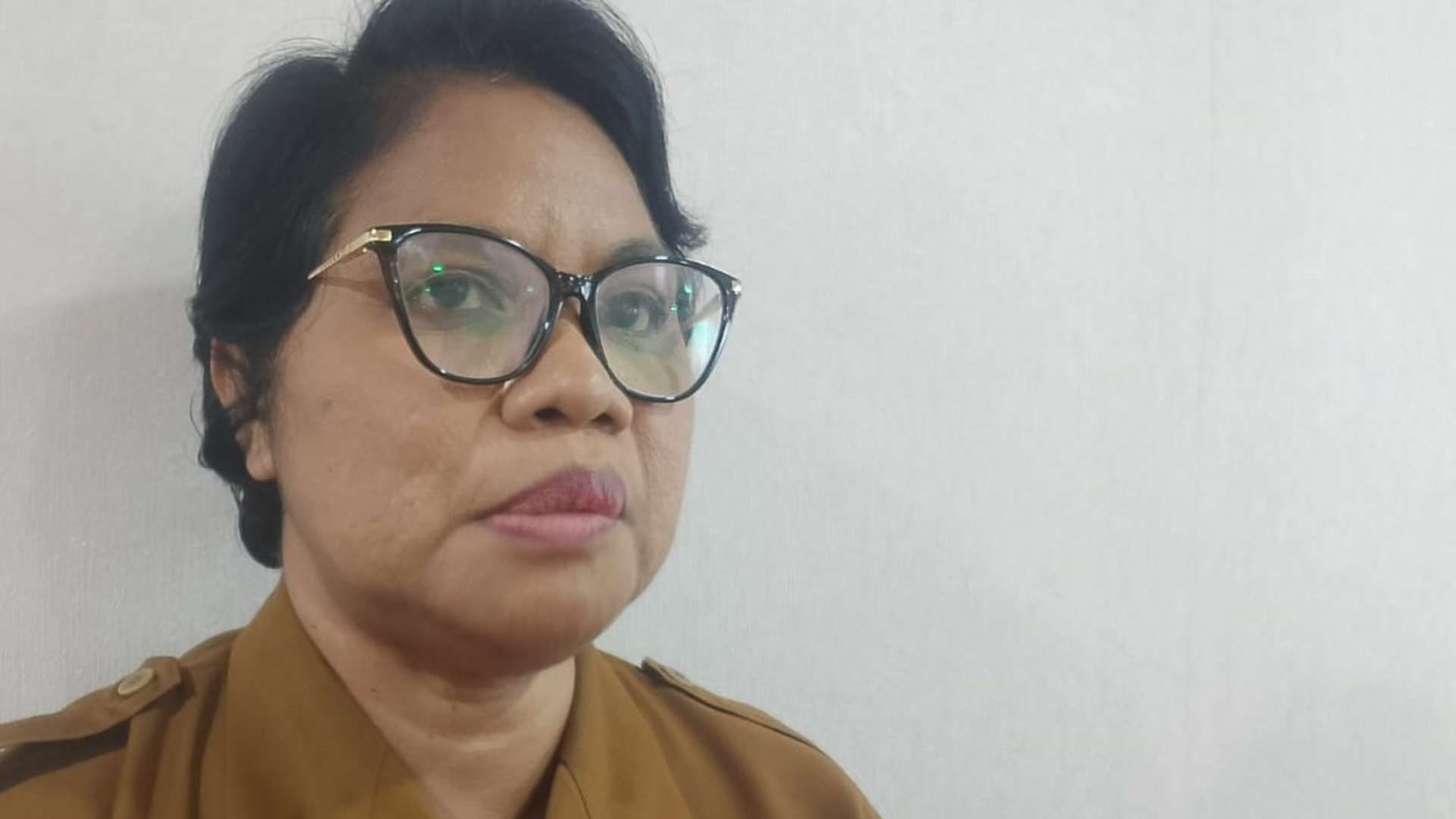 Sekretaris Dinas Sosial Kabupaten Mimika, Emelia Samaran, Foto: Martha/Papua60detik