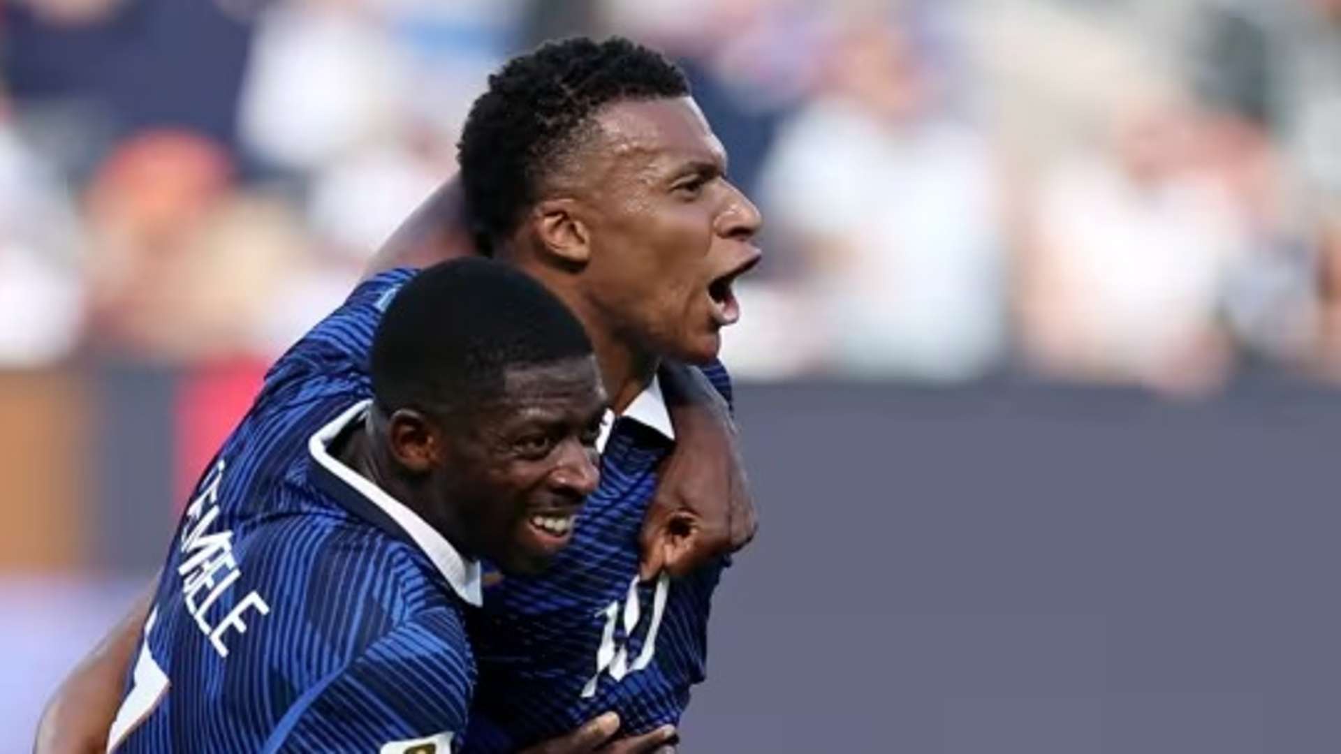Kylian Mbappe usai mencetak gol ke gawang Swedia pada Piala Dunia 2026. fifa.com