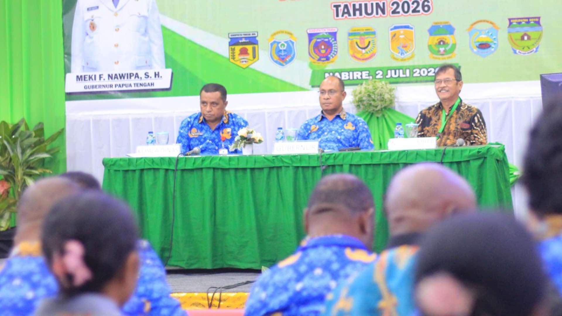 DLHKP Provinsi Papua Tengah Focus Group Discussion FGD Penyusunan Pembuatan Rencana Perlindungan Dan Pengelolaan Lingkungan Hidup (RPPLH) 2026. di Nabire, Kamis +2/7/2026. Foto : Elia Douw/ Papua60detik
