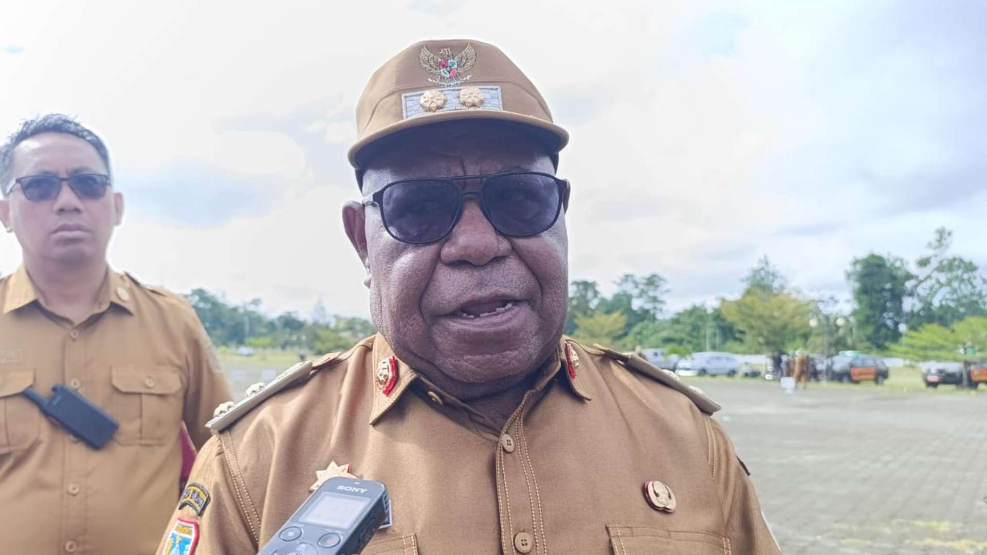 Wakil Bupati Mimika sekaligus Ketua Satgas MBG Mimika, Emanuel Kemong, foto: Martha/Papua60detik