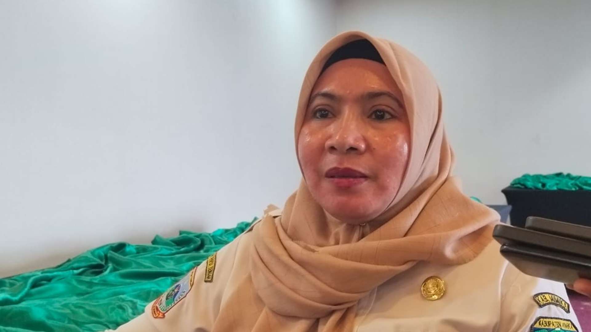 Kepala Bidang Kesehatan Lanjutan, Kefarmasian, dan Alat Kesehatan Dinas Kesehatan Kabupaten Mimika, Farida, foto: Martha/ Papua60detik