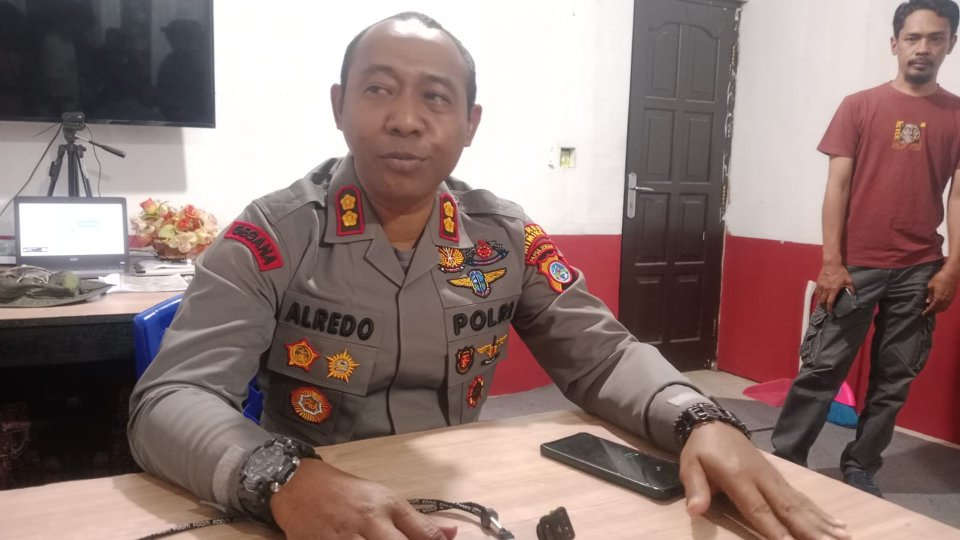 Kapolres Mimika AKBP Alredo A Rumbiak. Foto: Eka/ Papua60detik.