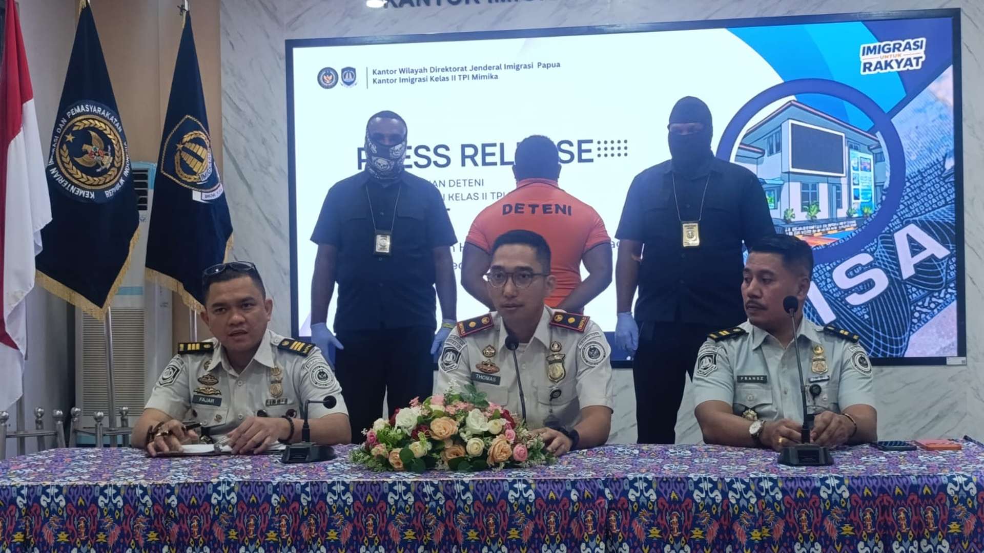 Tidak Memiliki Dokumen Resmi, Imigrasi Timika Amankan WNA Asal PNG