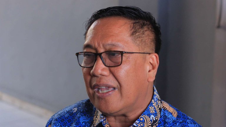 Penjabat (PJ) Sekertaris Daerah Sekda Provinsi Papua Tengah,  Silwanus Sumule. Foto: Elia Douw/ papua60detik