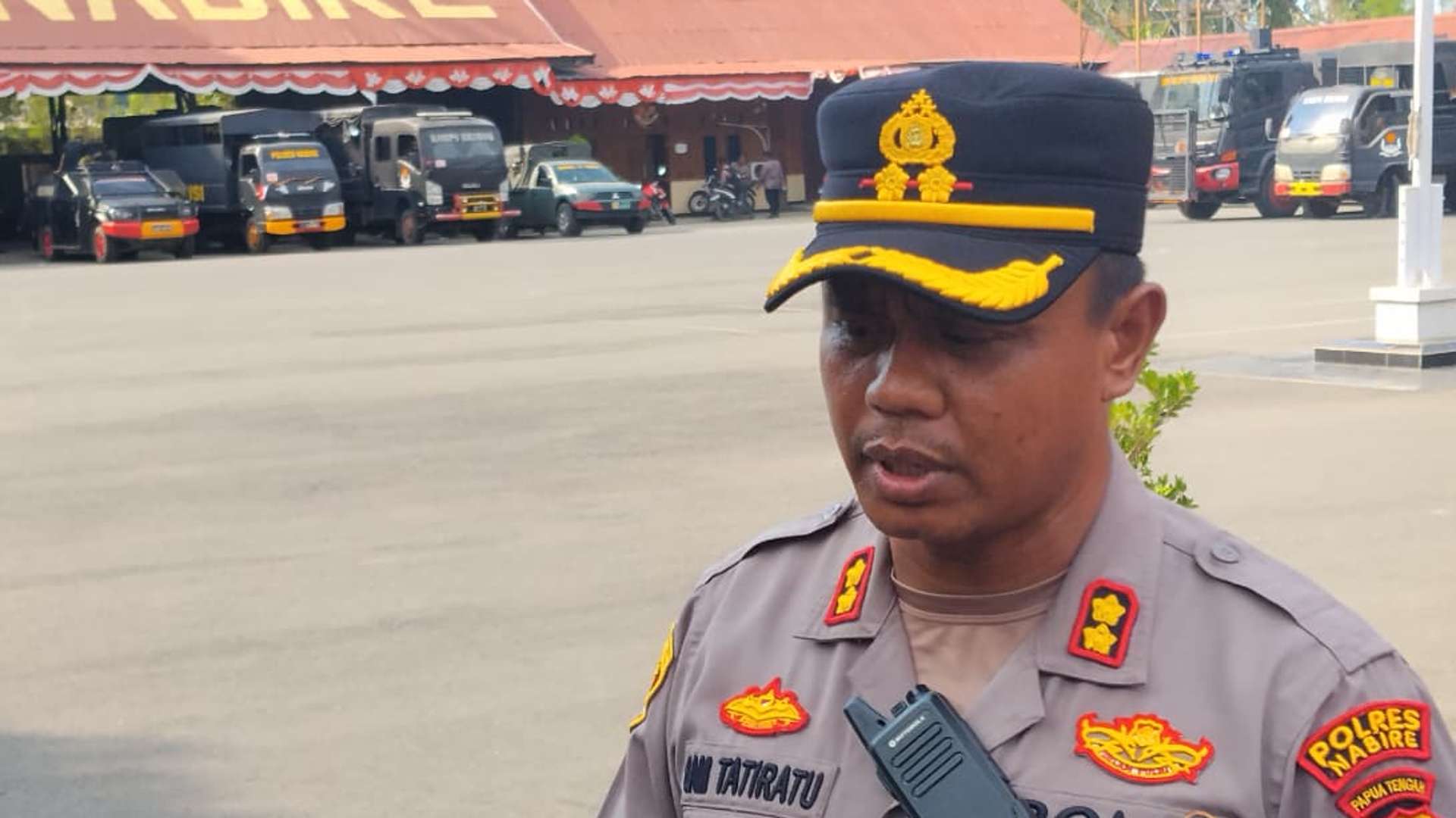 Kapolres Nabire, AKBP Samuel D Tatiratu, S.I.K., CPHR. Foto : Elia Douw/Papua60detik