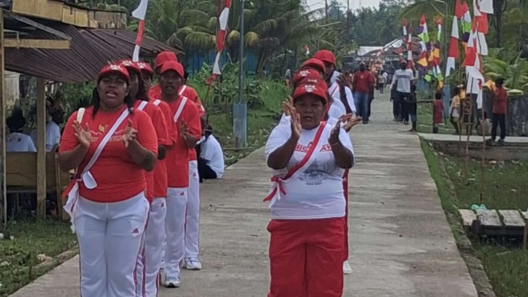 Semarak HUT ke-81 RI di Kokonao, Tumbuhkan Nasionalisme Warga
