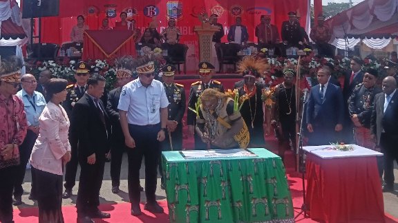 Pemerintah Provinsi Papua Tengah Luncurkan Penerbangan Subsidi. Foto : Elia Douw/Papua60detik