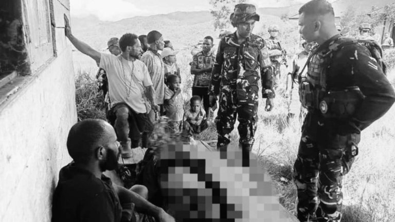 satu orang warga mengalami luka tembak pada bagian perut hingga meninggal dunia di Jila. Foto: Istimewa