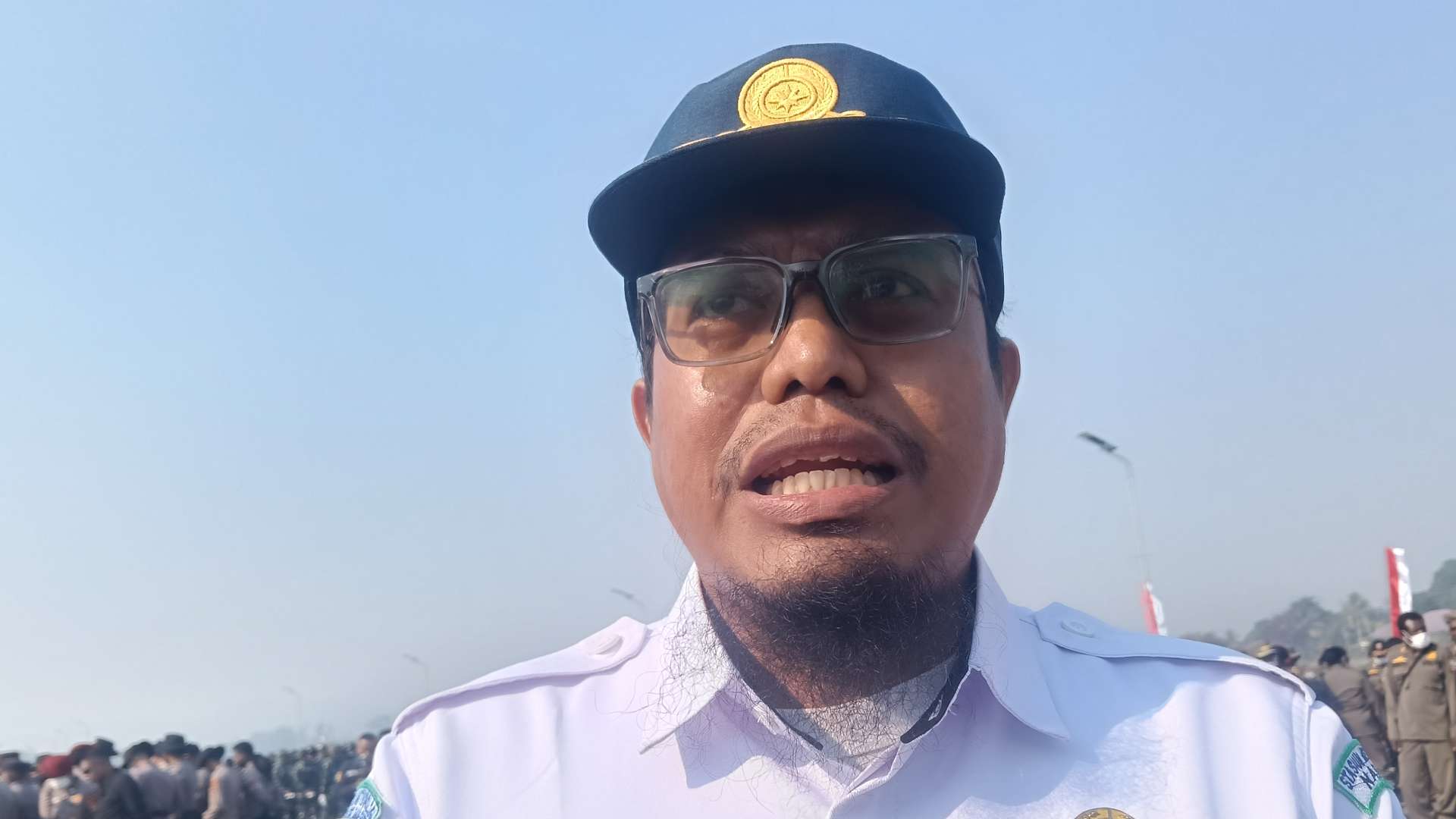 Kepala Badan Meteorologi, Klimatologi, dan Geofisika Nabire, Husain Kamadi. Foto : Elia Douw/Papua60detik