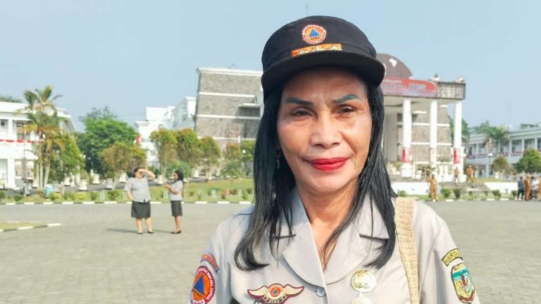 Kepala Badan Penanggulangan Bencana Daerah (BPBD) Mimika, Agustina Rahaded, foto: Martha/Papua60detik