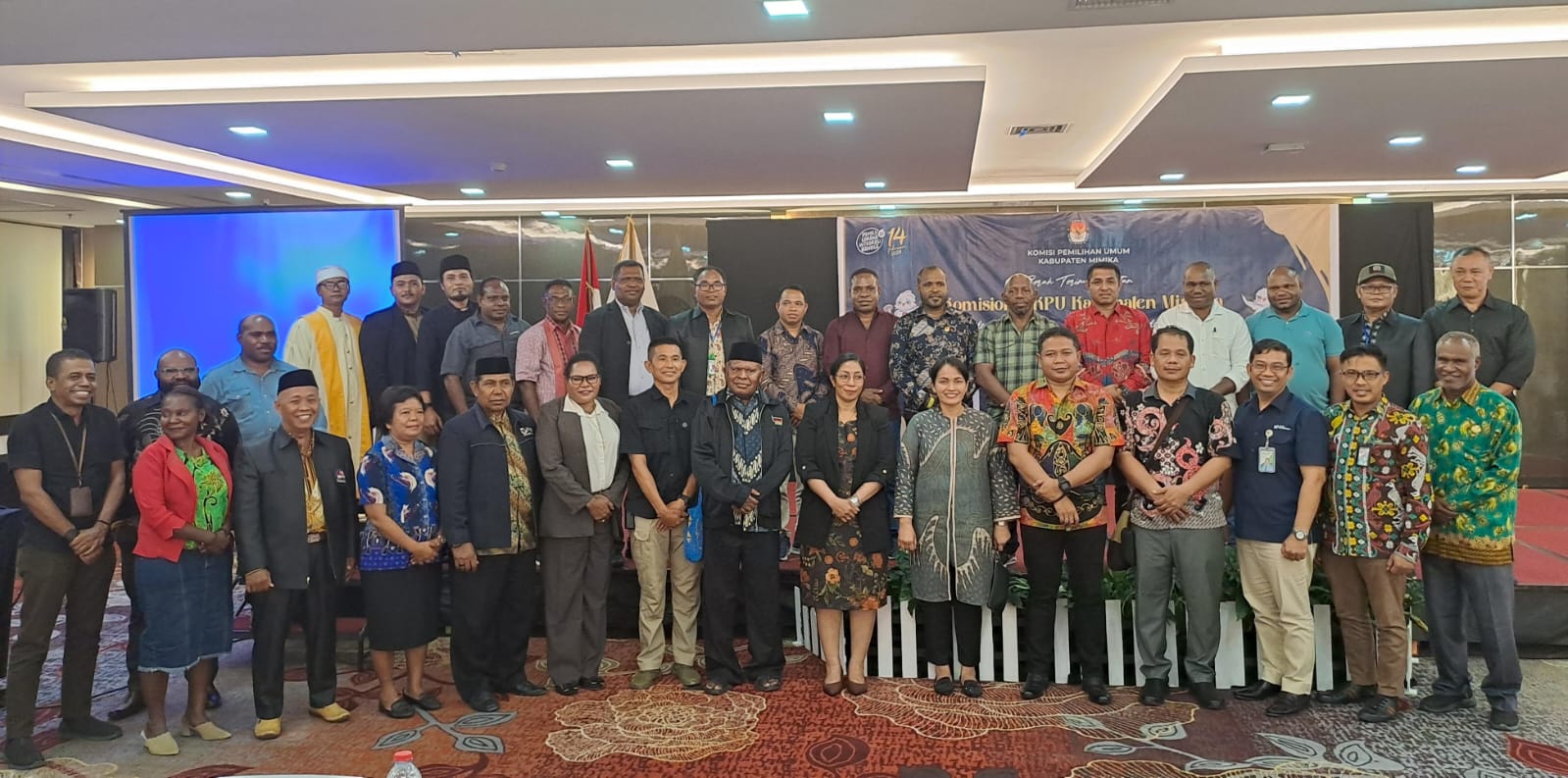 pisah-sambut-komisioner-kpu-mimika-pj-sekda-kita-mesti-berlari