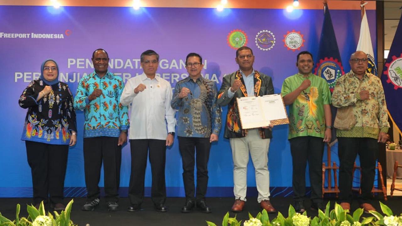 Freeport dan Serikat Pekerja Tandatangani PKB ke-24 Periode 2026-2028