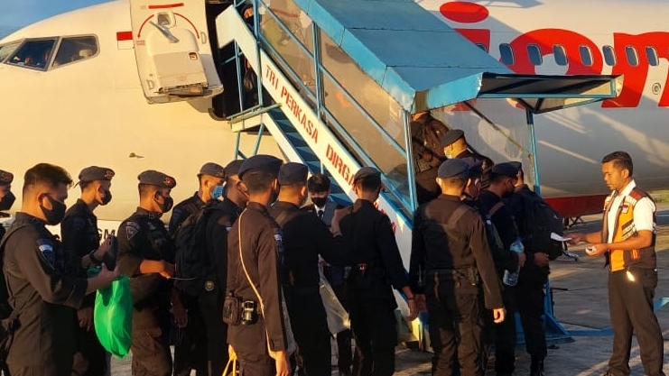 brimob-nusantara-bko-polda-papua-kembali-usai-amankan-pon-xx