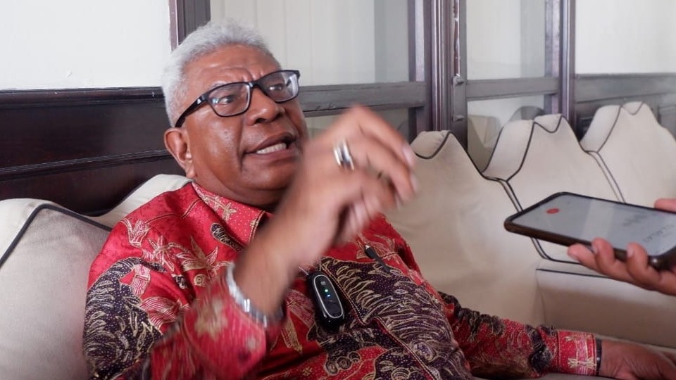 Wakil Bupati Mimika, Johannes Rettob. Foto: Fachruddin Aji/ Papua60detik