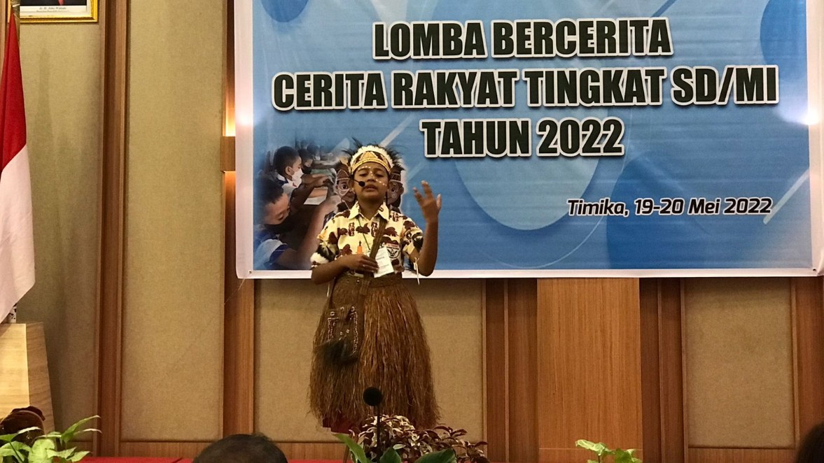 30-siswa-sdmi-mimika-ikut-lomba-cerita-rakyat