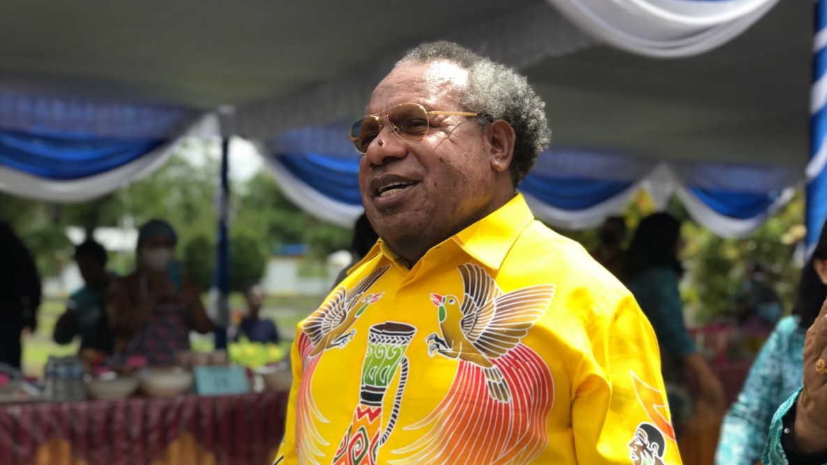 Bupati Mimika, Eltinus Omaleng. Foto: Anti/ Papua60detik