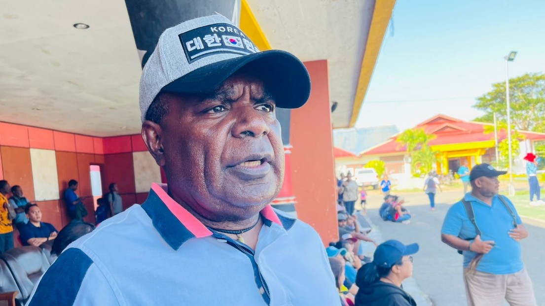 Bupati Merauke Romanus Mbaraka. Foto: Ami/ Papua60detik