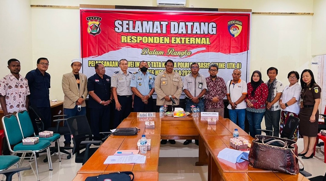 51-responden-eksternal-ikut-survei-kinerja-polri-di-merauke