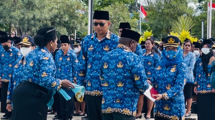 hut-korpri-ke-51-ini-pesan-bupati-merauke-ke-pegawainya
