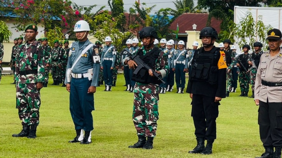 jelang-1-desember-aparat-di-merauke-siaga-satu