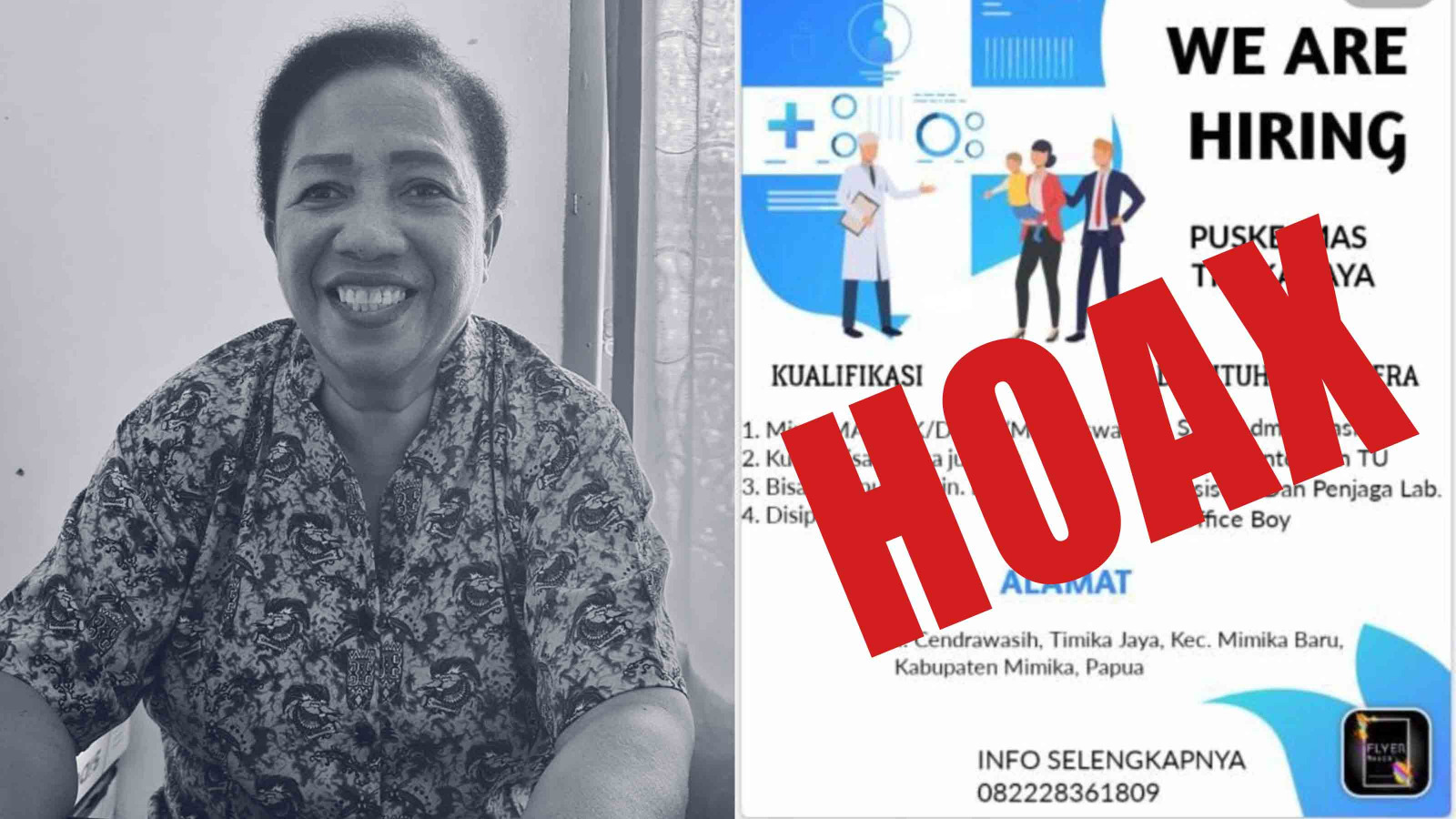 loker-puskesmas-timika-jaya-hoax-belasan-warga-jadi-korban
