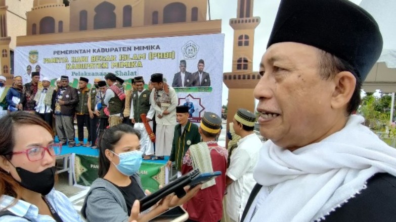 Ketua Baznas Mimika, Umar Habib Rosyadi. Foto: Burhan/ Papua60detik