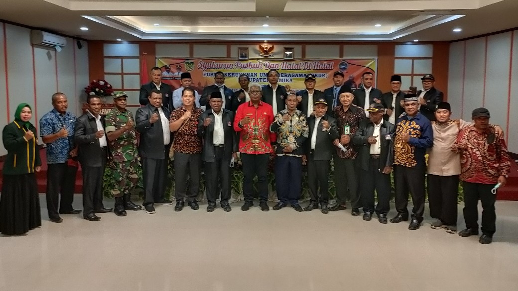 syukuran-paskah-dan-halalbihalal-fkub-toleransi-beragama-mimika-terbaik