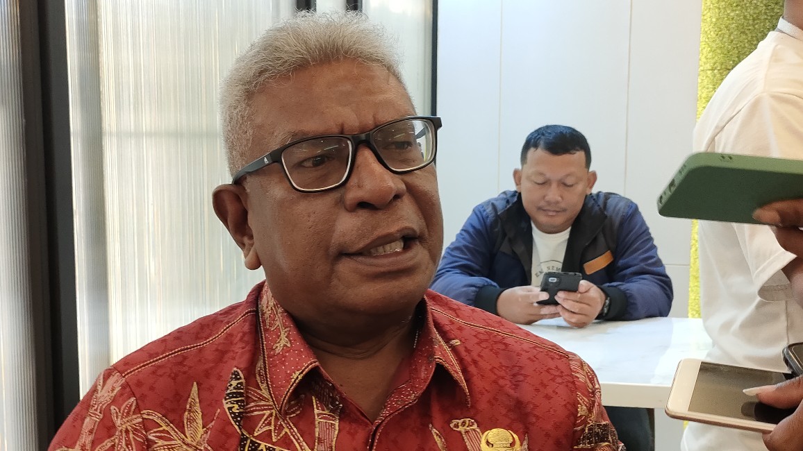 Wakil Bupati Mimika, Johannes Rettob. Foto: Burhan/ Papua60detik