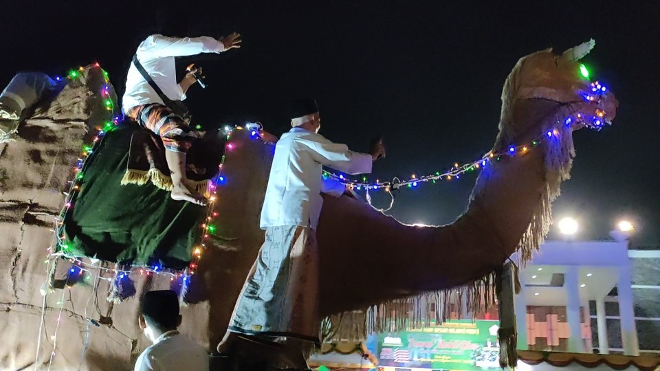 sambut-idul-fitri-umat-islam-di-mimika-pawai-mobil-hias