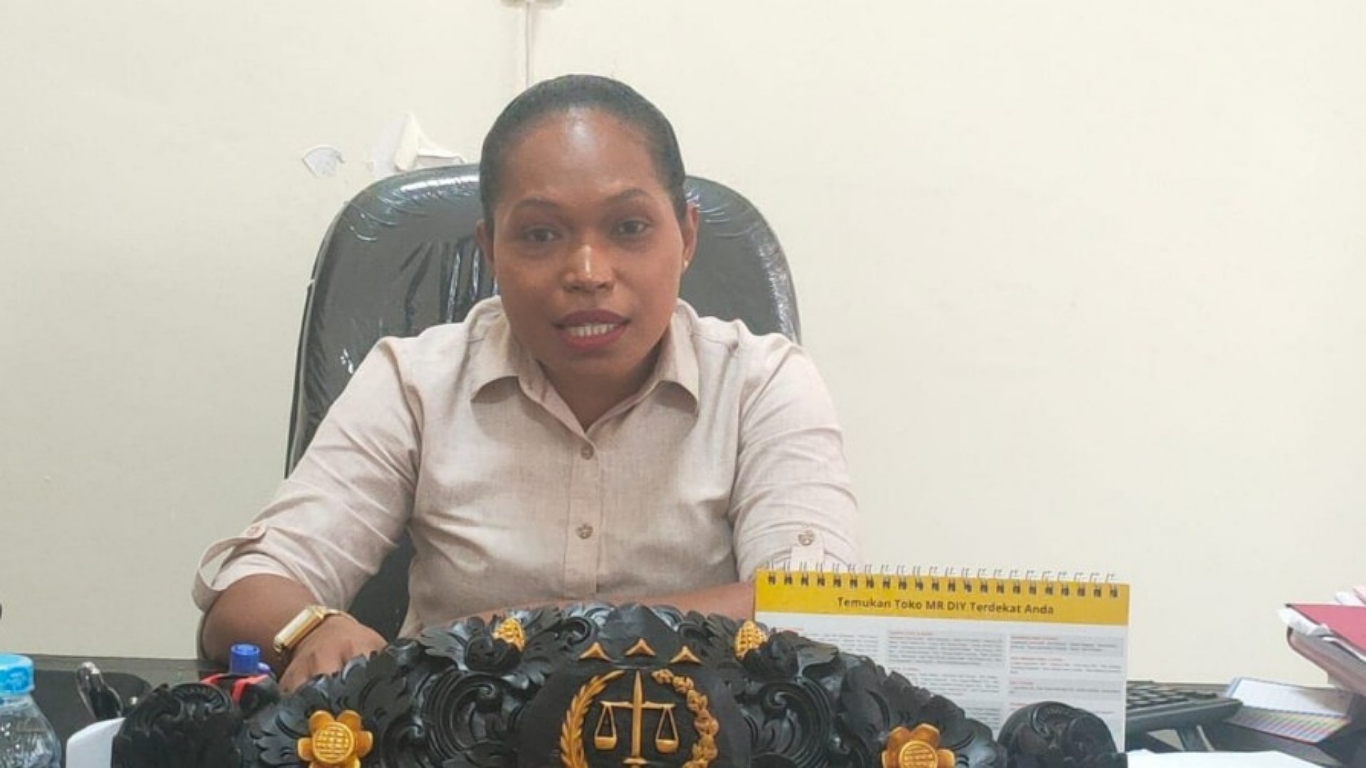 Kasipidum Kejari Mimika Febiana Wilma Sorbu. Foto: Amma/Papua60detik